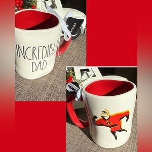 NEW 2 SIDED DISNEY/Pixar/Rae Dunn “INCREDIBLE DAD” The Incredibles Coffee Mug